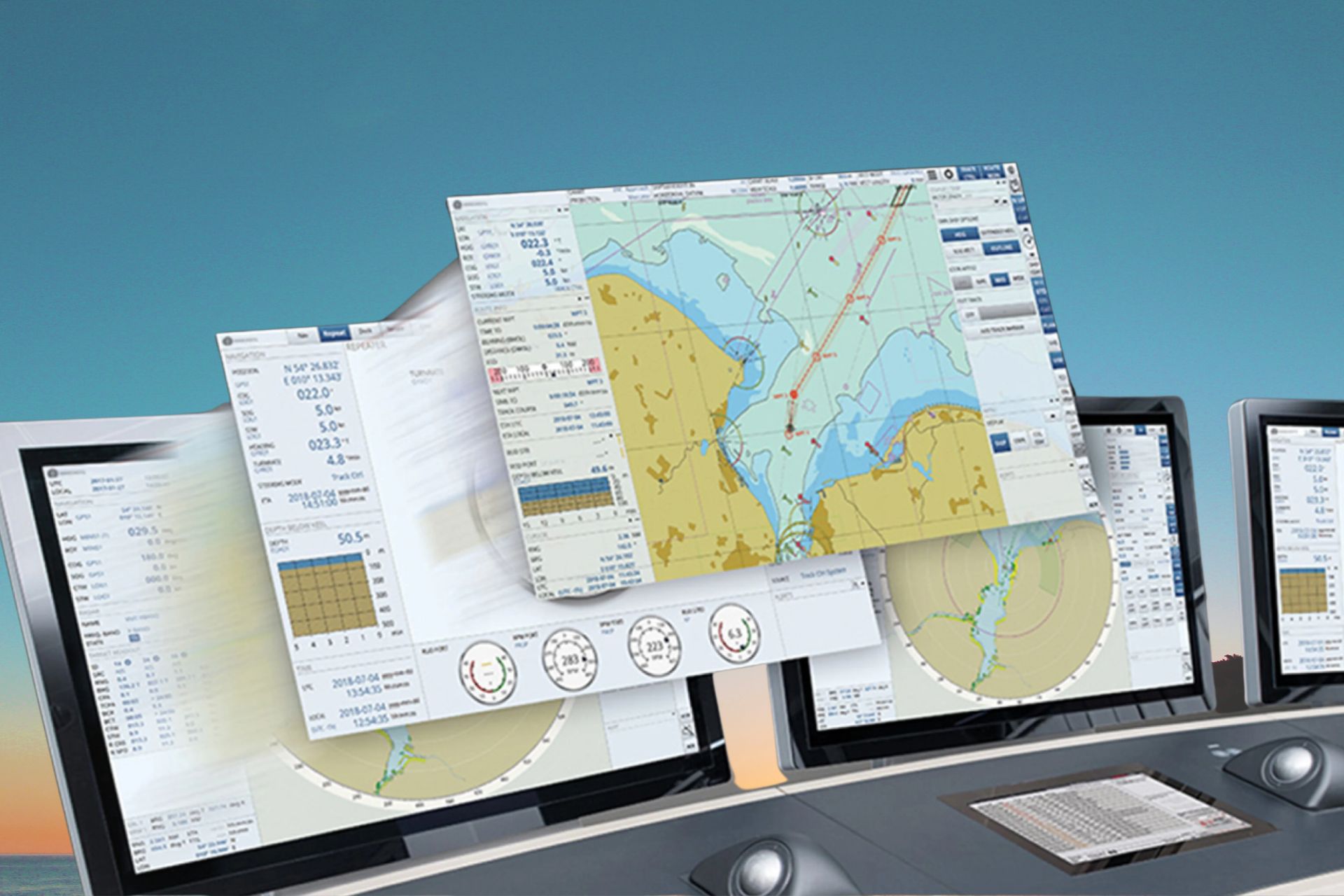 ECDIS Elektronik Harita Chartplotter Marin Elektronik